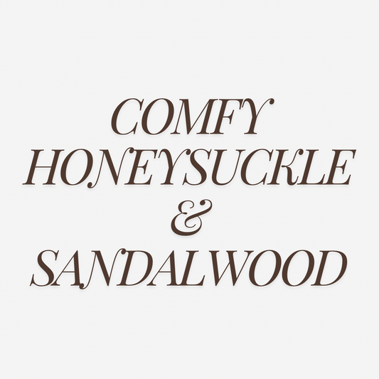 Comfy Honeysuckle & Sandalwood Clamshell (45g)